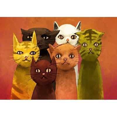 Art Puzzle - Puzzle Cats Set 500 - 500 piese