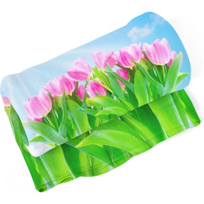 Sablio Deka Růžové tulipány 190x140