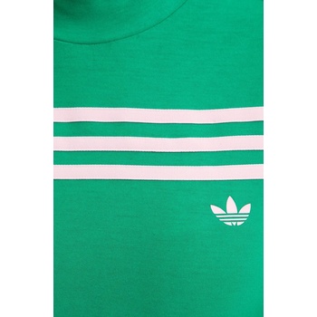 adidas Originals Блуза с дълги ръкави adidas Originals Longsleeve 3S Tee в зелено с ниско поло JN8314 (JN8314)