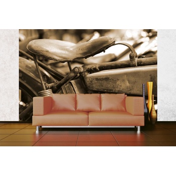 DIMEX ART s. r. o Самозалепваща се флизелинова фототапета седалка на мотоциклет 375 x 250 см