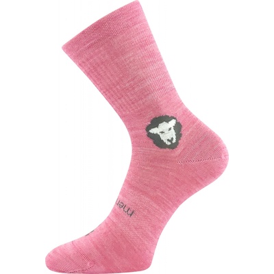 Voxx ponožky Barefootik merino 3 pár 124979 růžová