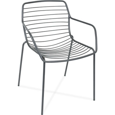 Fischer Möbel Záhradná stolička CLARIS 5670AS antracit, stohovateľná