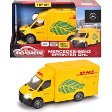 Majorette Grand Delivery van DHL Mercedes-Benz 12.5cm