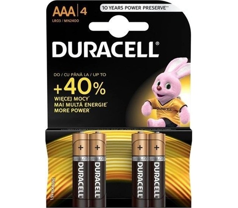 Duracell Basic AAA 4ks 10PP100005