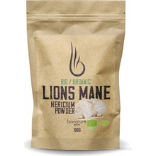 BioNature Bio Organic Hericium Lion´s Mane prášek BioNature 100 g