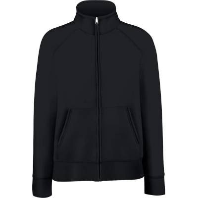 Fruit of the Loom Дамски суитшърт с цип fruit of the loom premium lady-fit / Дамски суитшърт с цип - черен m (16211600202)