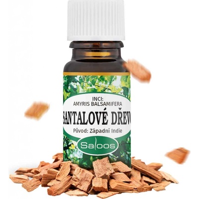 Saloos esenciální olej Santalové dřevo - Západní Indie 5 ml – Zbozi.Blesk.cz