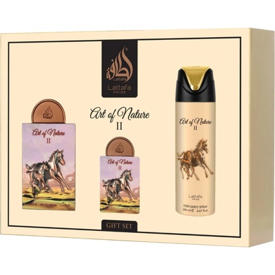 Lattafa Art Of Nature II. EDP 100 ml + Art Of Nature II. EDP 20 ml + deodorant s parfumáciou 200 ml