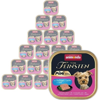 Animonda Vom Feinsten mini adult drůbež/losos/kopr 32 x 100 g