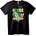 NOONEBRAND Тениска T-Rex Сърфира Никога Неуморен - 2XL, Black