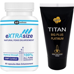  eXTRAsize Капсули + Titan Gel комплект за уголемяване на пениса