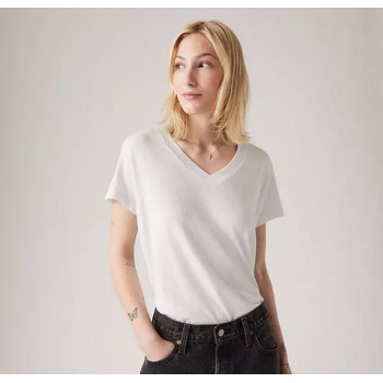 Levi´s dámské triko s výstřihem do V A8774-0001 Bílá