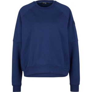 Stoic Дамски вълнен пуловер Stoic Women's MerinoFleece335 MMXX. Lulea Crew Merino jumper - Navy Blue (105-5557-0413)
