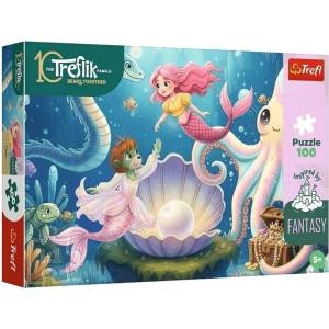 Trefl Пъзел Trefl от 100 части - В страната на русалките (16575) - baby