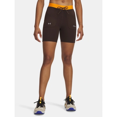 Under Armour dámske kraťasy UA Trail Run Fitted short-BRN hnedá