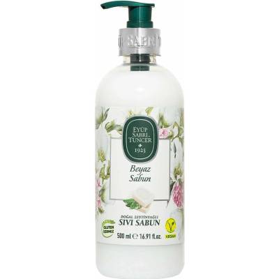 Eyüp Sabri Tuncer tekuté mýdlo s přírodním olivovým olejem "Bílé" 500 ml