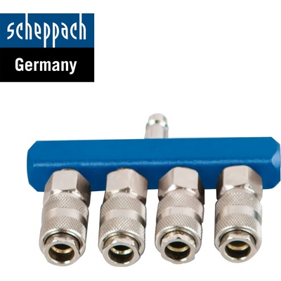 Scheppach Четириглава бърза връзка / Scheppach 7906100725 / (SCH 7906100725)