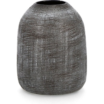 Bizzotto ДЕКОРАТИВНА ВАЗА papyrus 15, 8x19 Т СИВА (0501452)
