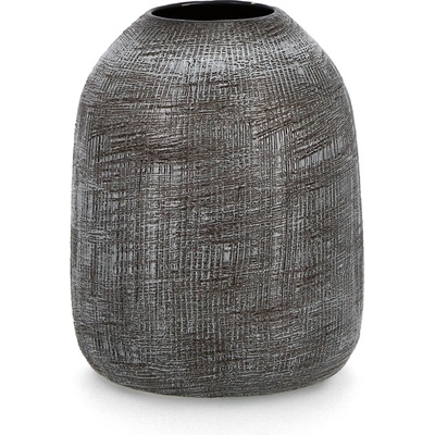 Bizzotto ДЕКОРАТИВНА ВАЗА papyrus 15, 8x19 Т СИВА (0501452)