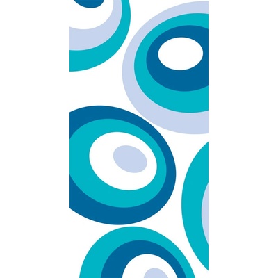 Dimex S-359 vliesová fototapeta na zeď Blue ovals rozměry 110 x 220 cm