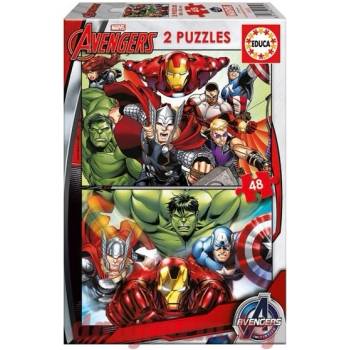 Image 1 of Educa Пъзел educa 15932 - 2 х 48 части - Отмъстителите (edu15932)