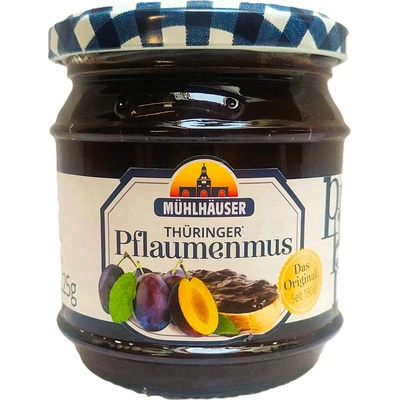 MÜHLHAUSER Thüringer Pflaumenmus švestková povidla 225g