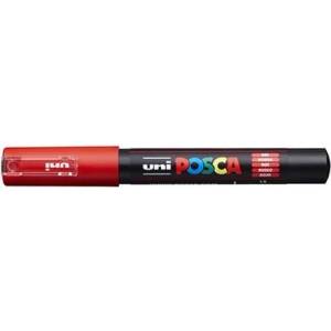 uni Декоративен маркер, 0, 7-1, 0 мм, UNI "Posca PC-1M", червен 285072000 (285072000)