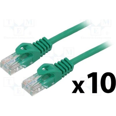 Lanberg PCU5-20CC-0025-G Patch U/UTP Cat 5e RJ45 vidlice z obou stran lanko CCA