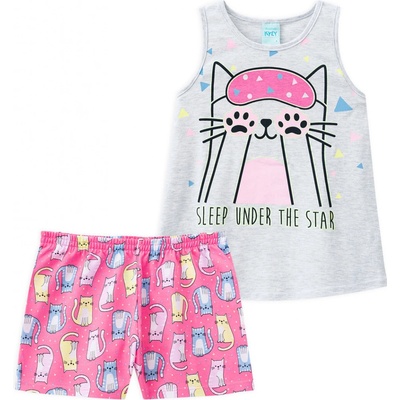 Kyly Kočky šedo-růžové