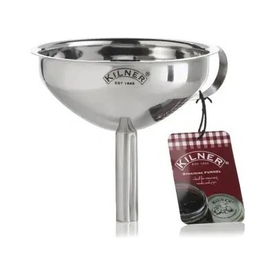 Kilner Nerezový trychtýř se sítkem 11,5x13 cm
