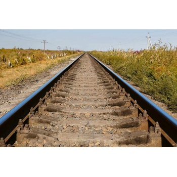 DIMEX ART Флизелинов фототапет железопътна линия 375 x 250 см