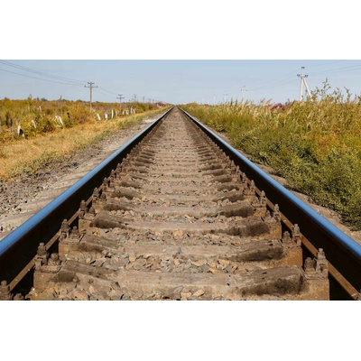 DIMEX ART Флизелинов фототапет железопътна линия 375 x 250 см