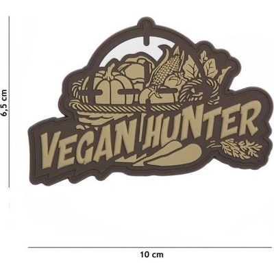 Reintex PVC nášivka VEGAN HUNTER