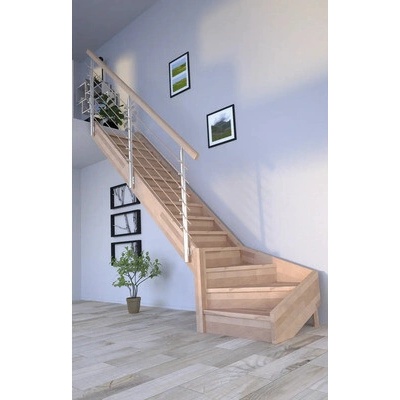 Pertura Notos Lepené drevo buk s podstupnicami buk 1/4-stočené dole vľavo 97 cm 13/14