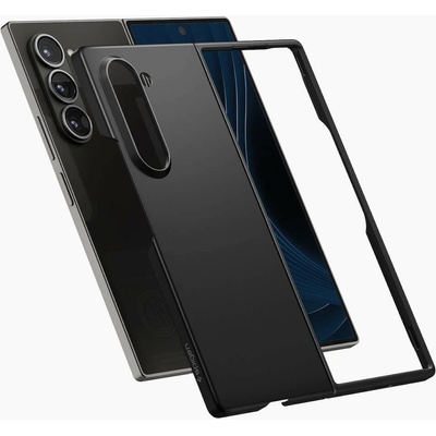 Spigen Калъф за Samsung Galaxy Z Fold 6, поликарбонатов, Spigen AirSkin Case, черен (ACS07816)