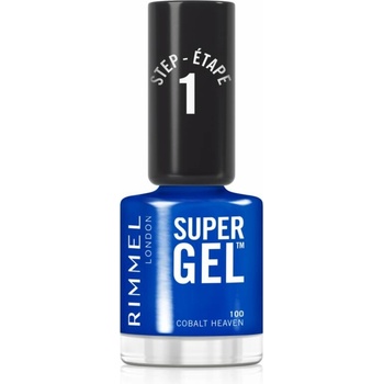 Rimmel Super gélový lak na nechty bez použitia Uv Led lampy odtieň 100 Cobalt Heaven 12 ml