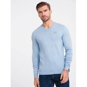 Ombre Clothing Светлосин мъжки пуловер с омбре облекло Ombre Clothing | Sin | МЪЖЕ | M