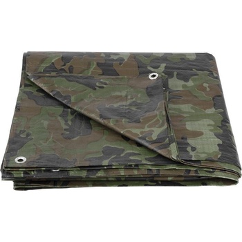 Tarpaulin Tarpaulin Khaki 04,0x06,0 m, 80 g/m, zakrývacia, oliva/kamufláž