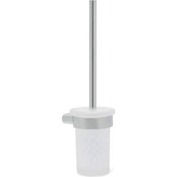 Swiss Aqua WC štětka R chrom mléčné sklo SATDSIMR37