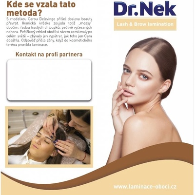Leták Dr.Nek Lash & Brow lamination