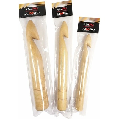 Dřevěný háček KnitPro Jumbo Birch