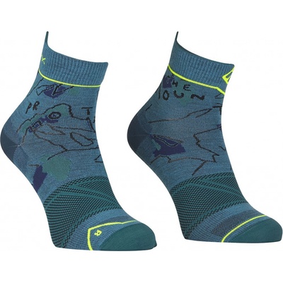 Ortovox ponožky Alpine Light Quarter Socks M mountain blue