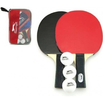 Sada stolní tenis 2ks pálky + 3 míčky v tašce 26x17cm