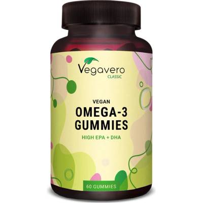 Vegavero Омега-3 Гъми 250 mg (EPA 150 mg/ DHA 75 mg) 60 желирани таблетки | Vegavero (VV-VITA-417)