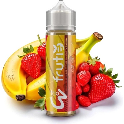 Frutie Trio Shake and Vape Jahodová směs s banánem 10 ml