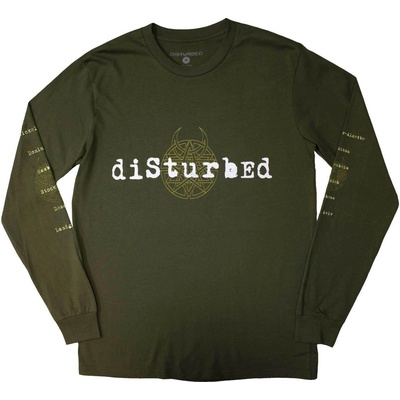 Disturbed European Tour '23 Take Back (Back Print & Ex-Tour) Green XL Риза (DISLST26MGR04)
