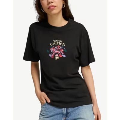 PUMA Downtown Relaxed Graphic W Tee Black