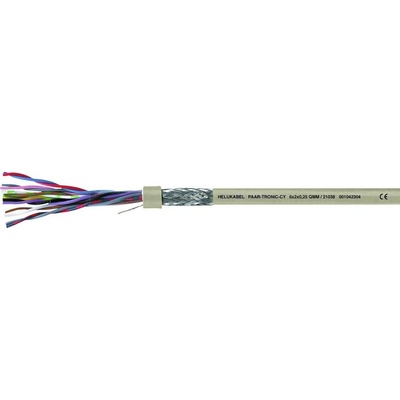 Helu 19975-1000 datový LiYCY 6 x 2 x 0.34 mm² šedá 1000 m