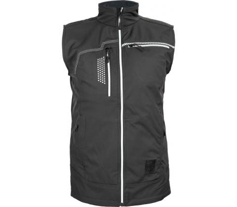 Litz Taurus softshell vesta černá