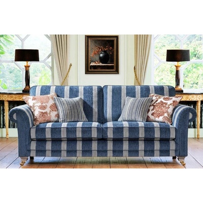 BARRINGTON FURNITURE Luxusní sedací souprava Palermo šedivé moaré